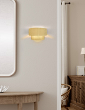 Justice Design Group CER-5780-MYLW - Tier ADA Pleated Wall Sconce
